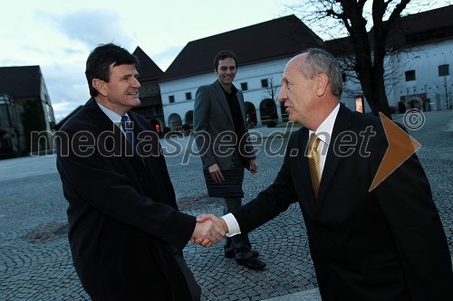 Mag. Blaž Kavčič, predsednik Državnega sveta RS in mag. Branko Pavlin, predsednik uprave družbe medijskih vsebin Dnevnik d.d.