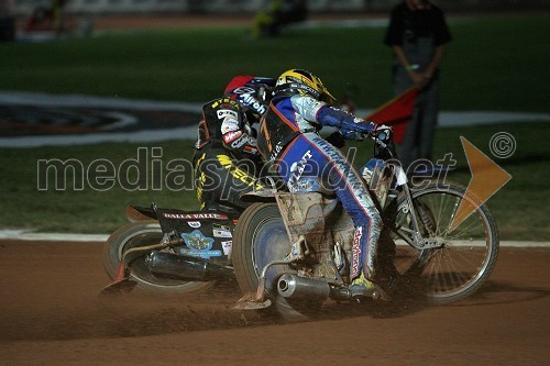 Mattia Carpanese (Italija) in Tomasz Gollob (Poljska)