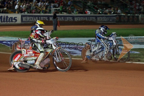 Niels Kristian Iversen (Danska), Leigh Adams (Avstralija) in Hans Andersen (Danska)