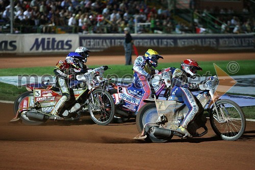 Leigh Adams (Avstralija), Jason Crump (Avstralija) in Tomasz Gollob (Poljska)
