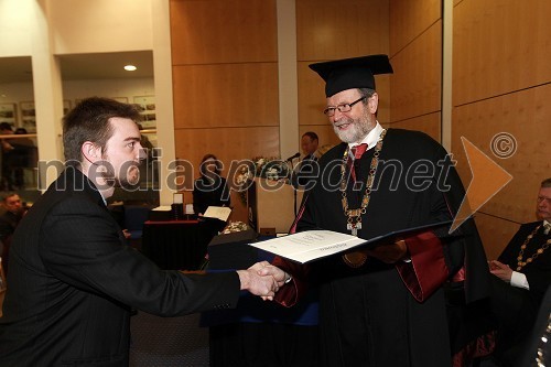 Dr. Dejan Makovšek, Ekonomsko poslovna fakulteta Univerze v Mariboru in prof. dr. Ivan Rozman, rektor Univerze v Mariboru