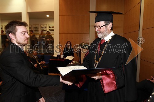 Dr. Dejan Makovšek, Ekonomsko poslovna fakulteta Univerze v Mariboru in prof. dr. Ivan Rozman, rektor Univerze v Mariboru