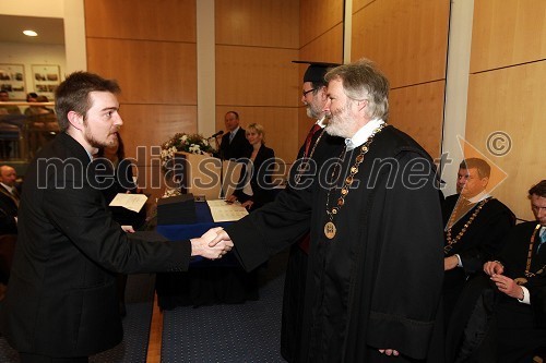 Dr. Dejan Makovšek, Ekonomsko poslovna fakulteta Univerze v Mariboru in prof. dr. Samo Bobek, dekan Ekonomsko-poslovne fakultete Univerze v Mariboru