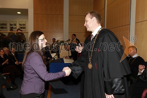 Dr. Mojca Tomišić, Filozofska fakulteta Univerze v Mariboru in prof. dr. Marko Jesenšek, dekan Filozofske fakultete Univerze v Mariboru