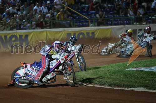 Jason Crump (Avstralija), Scott Nicholls (VBR), Hans Andersen (Danska) in Leigh Adams (Avstralija)