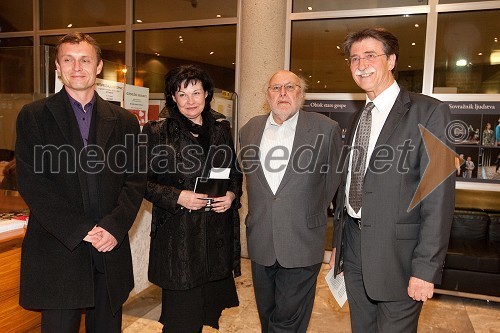 Peter Srpčič, direktor gledališča Ptuj, Ana Strelec Bombek, koordinatorka in organizatorka kulturnega programa v Gledališču Ptuj
 , Milan Jesih, avtor besedila in Jožko Čuk, direktor SNG Nova Gorica