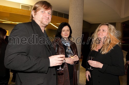 Mirko Vuksanović, glasbenik in Katja Pegan, direktorica Gledališča Koper
