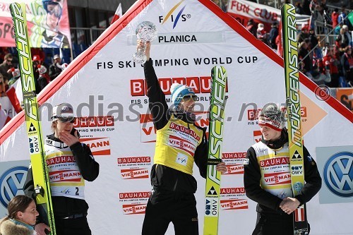 Martin Koch, smučarski skakalec (Avstrija), Gregor Schlierenzauer, smučarski skakalec (Avstrija), Thomas Morgenstern, smučarski skakalec (Avstrija)