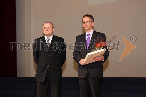 Franc Kangler, župan Mestne občine Maribor in dr. Darko Friš, redni profesor in predstojnik zgodovinskega oddelka, Filozofska fakulteta Univerze v Mariboru