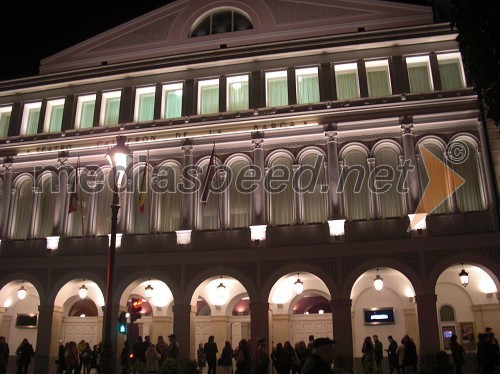 Pročelje gledališča Teatro Calderón