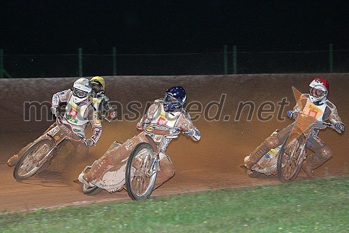 Jernej Kolenko (Slovenija), Wieslaw Jagus, Sebastian Ulamek (oba Poljska) in Matej Žagar (Slovenija)