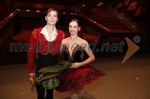 Anton Bogov in Alenka Ribič Laufer, baletnika