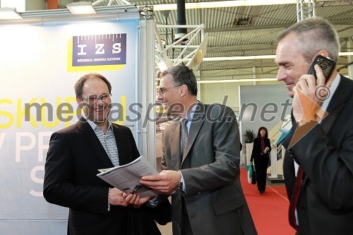 Tomaž Gaube, direktor in solastnik Kraft & Werk in mag. Črtomir Remec, predsednik Inženirske zbornice Slovenije (IZS)