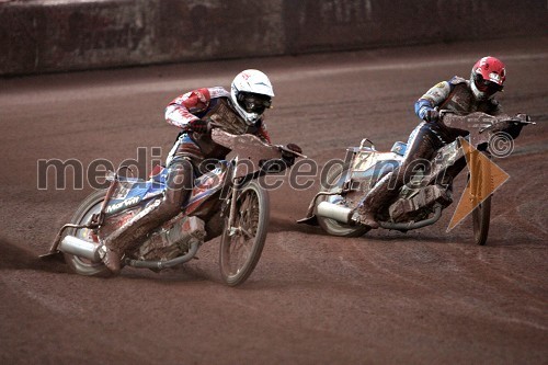 Piotr Protasiewicz (Poljska) in Tomasz Gollob (Poljska)