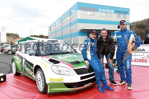 	Škoda Fabia S2000, Aleks Humar, voznik rallyja, ... in Darko Lah, voznik rallyja