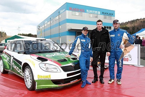 Škoda Fabia S2000, Aleks Humar, voznik rallyja, ... in Darko Lah, voznik rallyja