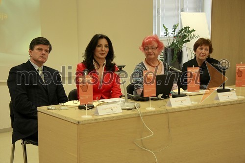 Mag. Blaž Kavčič, predsednik Državnega sveta RS, Biljana Weber, generalna direktorica Microsofta Slovenija, Fanika Moljk, predstavnica starejših in ambasadorka projekta in 	Breda Podbrežnik Vukmir, predstavnica Združenja splošnih knjižnic