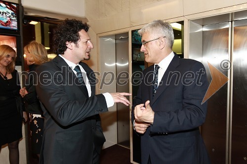 Dr. Patrick Vlačič, minister za promet in dr. Roko Žarnič, minister za okolje in prostor