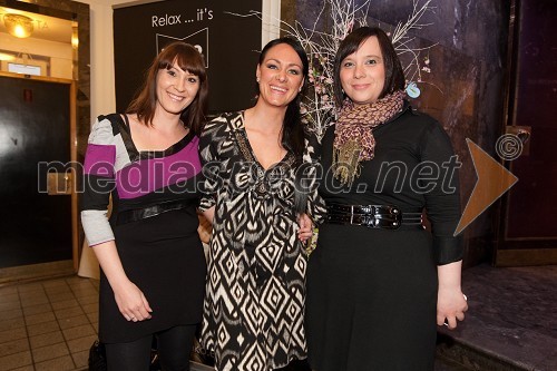 Sabina Zupanc, Maja Peterka, urednica Zeleni Val in Simona Pirnat