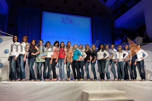 Tekmovalke za Miss Športa 2011