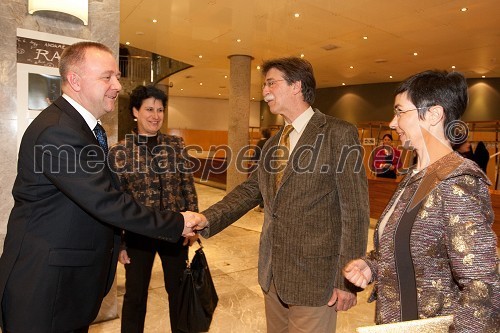 Julijan Fortunat, Elektro Primorska, soproga Ingrid Cijan Fortuna, Zavarovalnica Adriatic, mag. Jožko Čuk, direktor SNG Nova Gorica in soproga dr. Jasna Čuk, zdravnica