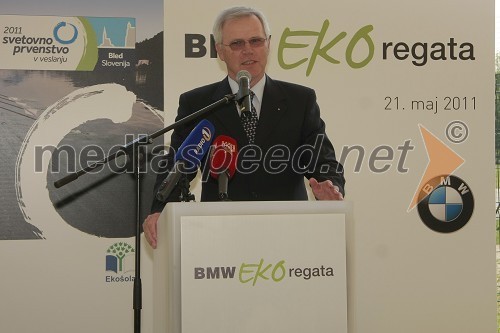 Janez Benčina, predsednik organizacijskega  odbora svetovnega prvenstva v veslanju, Bled 2011