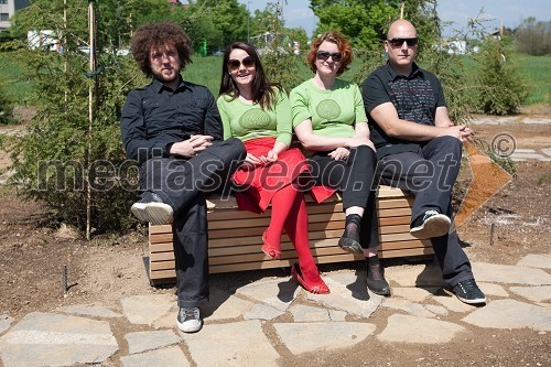 Janez Dovč, glasbenik, Katja Verderber, Exodos, Jedrt Jež Furlan, Exodos in Boštjan Gombač, glasbenik