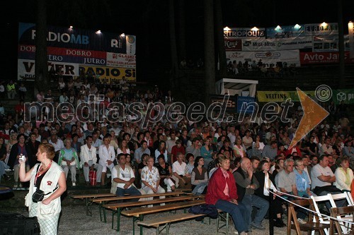 Obiskovalci gledališke komedije Ljubo doma, kdor ga ima