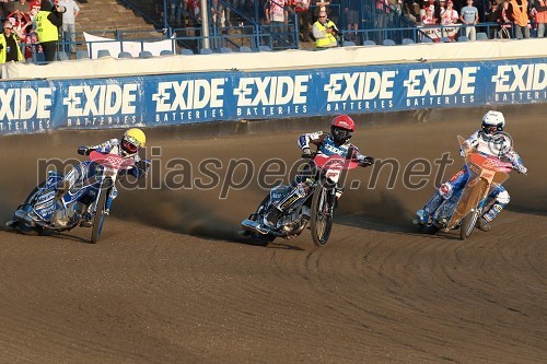 Rune Holta, Poljska, Janusz Kołodziej, Poljska in Nicki Pedersen, Poljska