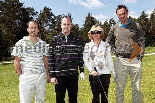 Peter Levak, Steve Telzerow, Majda Nahtigal in Boštjan Kušar