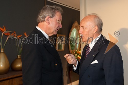 dr. Erwin Kubesch, avstrijski veleposlanik v Sloveniji in Alessandro Pietromarchi, veleposlanik Italije v Sloveniji
