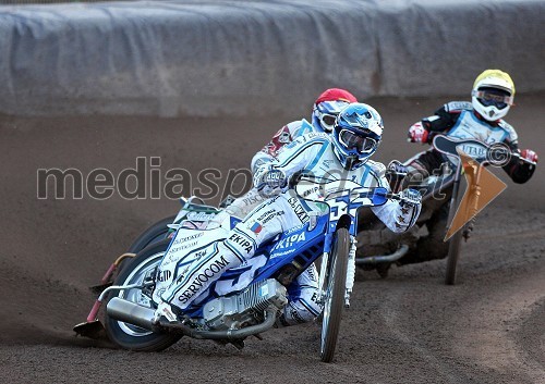 Matej Žagar (AMTK Ljubljana), Mathieu Tresarrieu (Francija) in Daniel Nermark (Švedska)