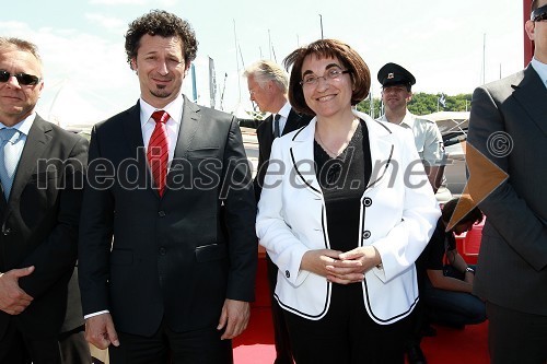 Dr. Patrick Vlačič, minister za promet in dr. Ljubica Jelušič, ministrica za obrambo