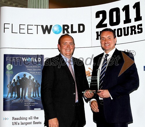 Mazdina tehnologija SKYACTIV prejela  nagrado »Fleet World Honours«