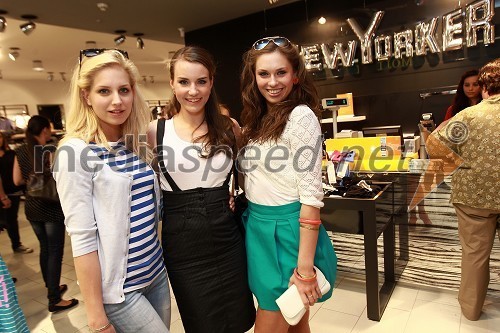 Ajda Sitar, Miss Športa 2009, Živa Viktorija Turk, Miss Športa 2011 ter Lea Perovšek, Miss športa 2010