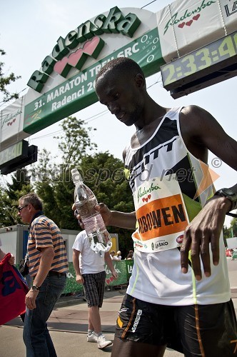 Edwin Kibowen, 1. mesto v kategoriji maratonci