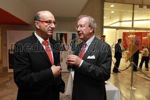 Heinz Slesak, direktor Porsche Slovenija d.o.o. in dr. Erwin Kubesch, avstrijski veleposlanik v Sloveniji