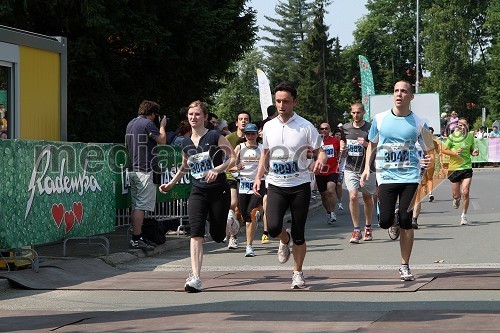 Tanja Leder, David Jurič, Nik Stefančič, tek na 10 km