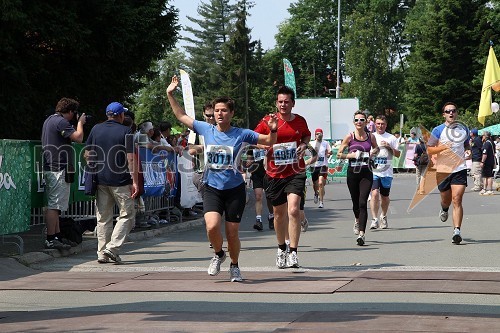 Darja Smrečnik, Miha Mogel, tek na 10 km