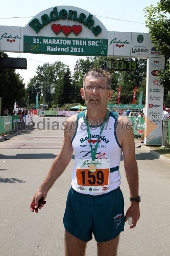 Nedeljko Todorović, tek na 42 km