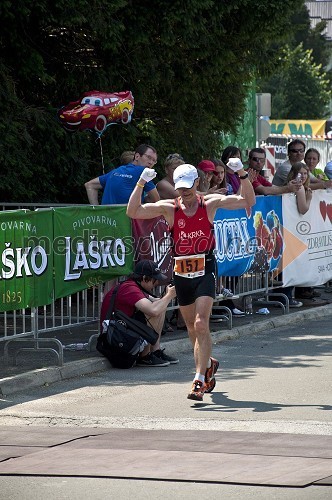 Bešo Čamil, tek na 42 km