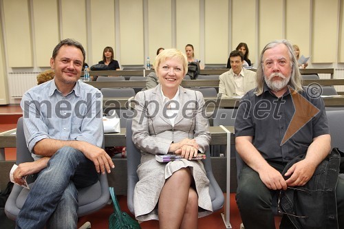 Doc. dr. Dragan Potočnik, Filozofska fakulteta UM, prof. dr. Lučka Lorber, Filozofska fakulteta UM in Aleš Gulič, direktor Urada za verske skupnosti