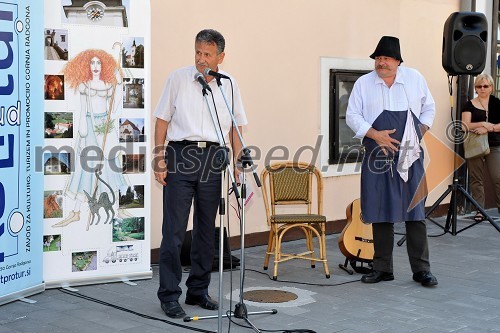 Anton Kampuš, župan občine Gornja Radgona in 	Pepek z brega, humorist