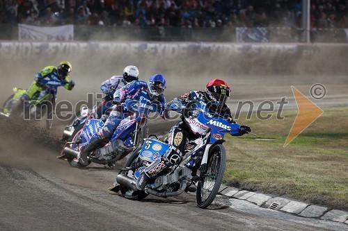 Greg Hancock (ZDA), Jason Crump (Avstralija), Nicki Pedersen (Danska) in Kenneth Bjerre (Danska)