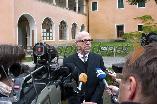 Alessandro Vezzosi, avtor knjige ter ustanovitelj in direktor Museo Ideale Leonardo Da Vinci