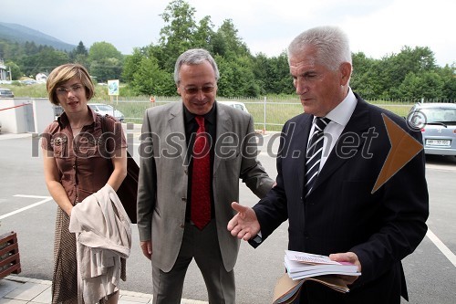 ..., prof. dr. Mladen Havelka in prof. dr. Ludvik Toplak, predsednik Evropskega središča Maribor