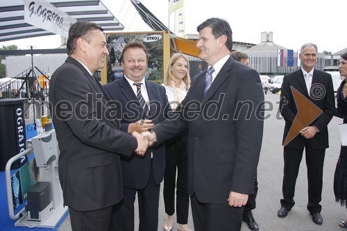 Zoran Jankovič, župan Mestne občine Ljubljana ter mag. Blaž Kavčič, predsednik Državnega sveta RS