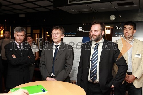 Janko Goršek, generalni direktor policije, prof. dr. Danijel Rebolj, rektor Univerze v Mariboru, prof. dr. Gorazd Meško, dekan Fakultete za varnostne vede