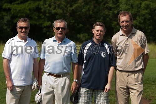 Gerry Jekl, Janez Benčina, Peter Krelj in Bračko Vladimir