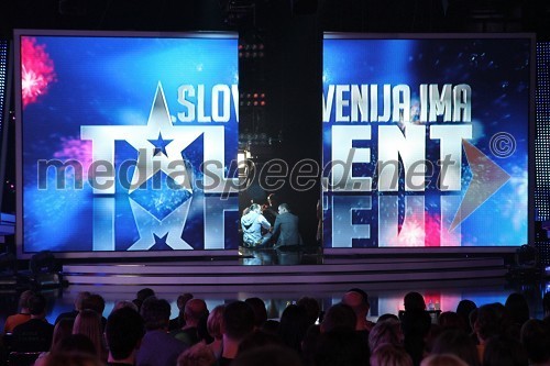 Snemanje 5. polfinalne oddaje Slovenija ima talent, POP TV